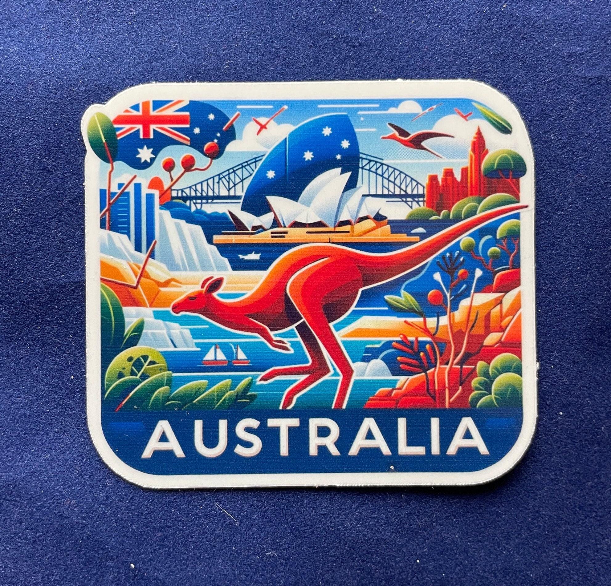 Australia | Australia Travel | Waterproof Sticker | Travel Sticker ...