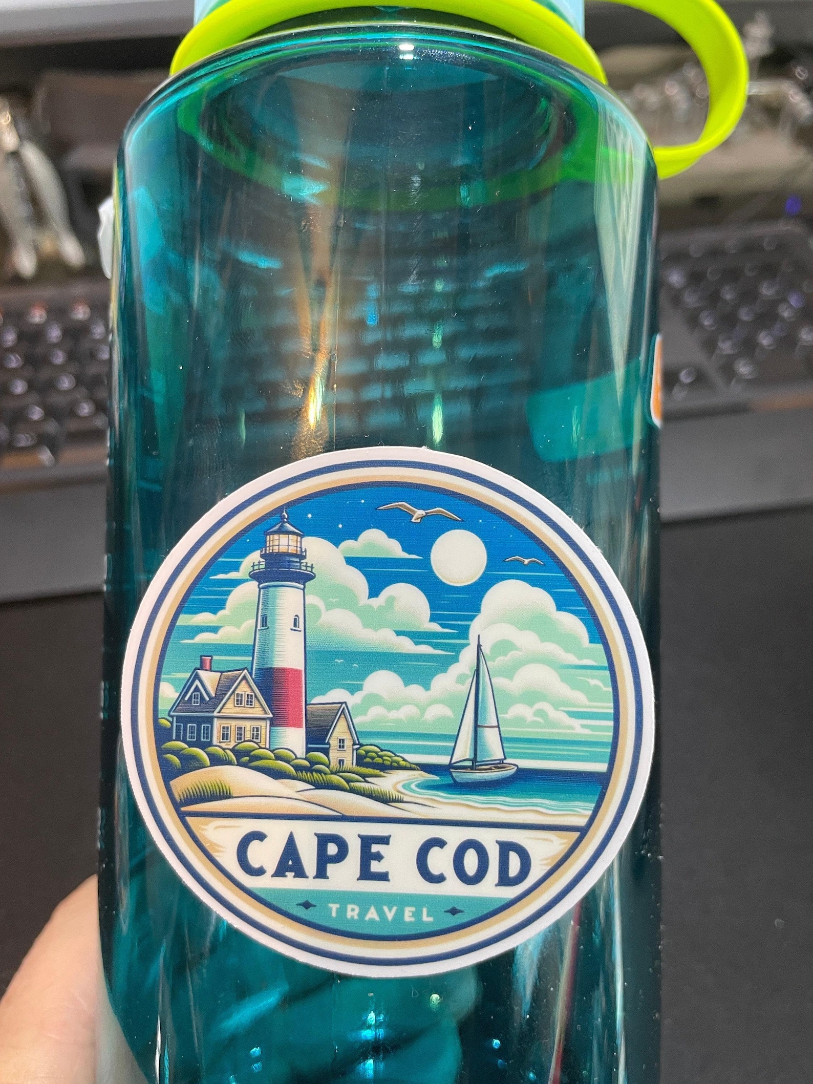 Small Cape Code Sticker Cape Cod, Stickers, Weatherproof Sticker, Travel Journal, Suitcase ...