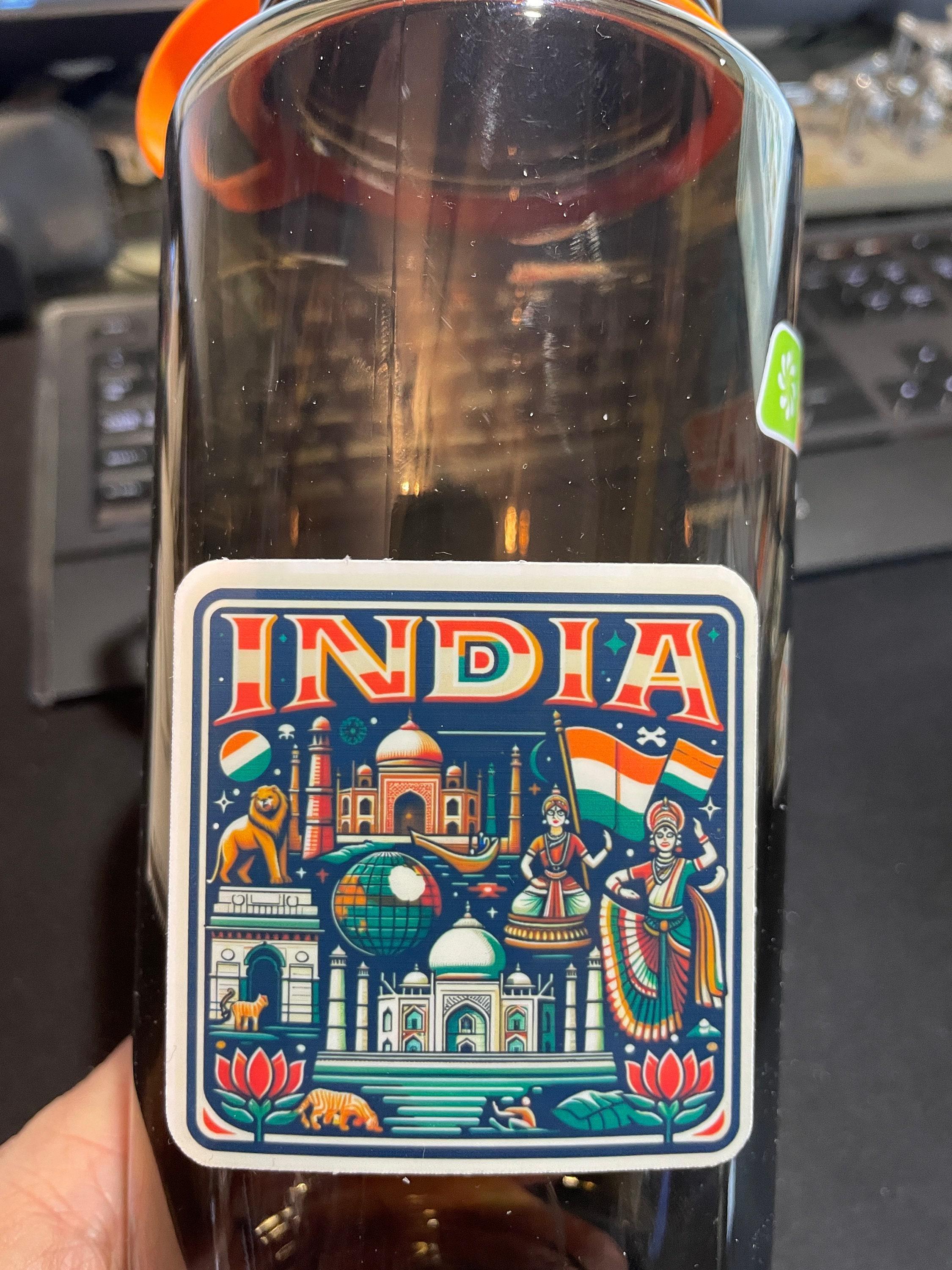 India Travel Sticker, Weatherproof Vinyl, Indian Culture Art - Etsy
