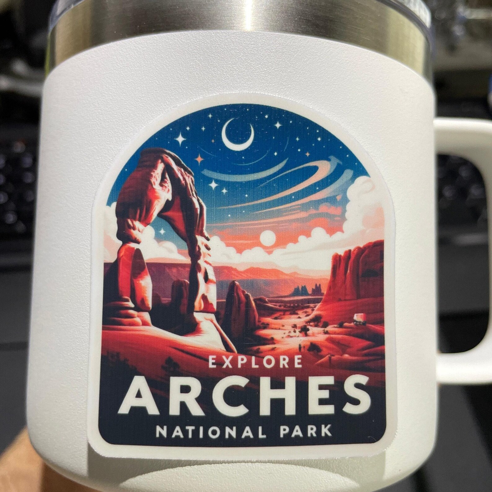 Arches, National Park, Stickers, Weatherproof Sticker, Travel Journal ...
