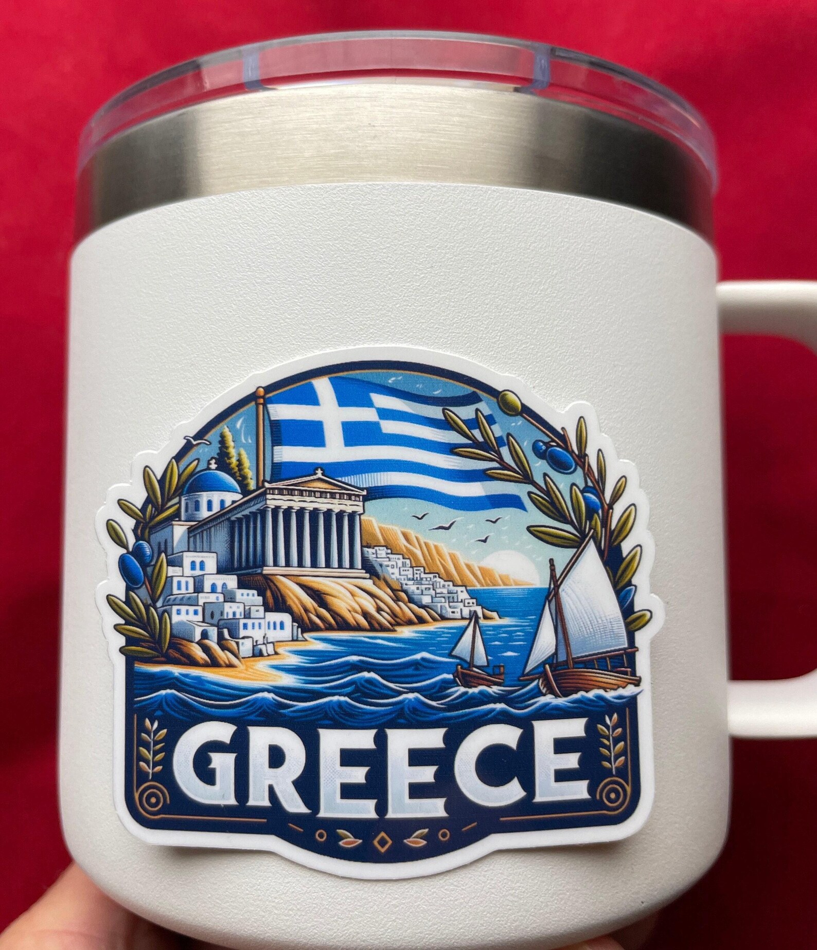 Greece | Greece Travel | Greece Sticker | Waterproof Sticker | Travel ...