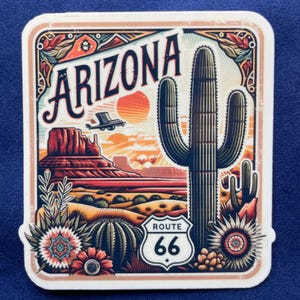 Arizona | Arizona Reisen | Reise-Aufkleber | Wasserfester Aufkleber |  Arizona Reiseaufkleber | Journal Aufkleber | Arizona Aufkleber 3