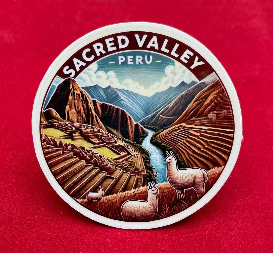 Sacred Valley, Peru , Stickers, Weatherproof Sticker, Travel Journal ...