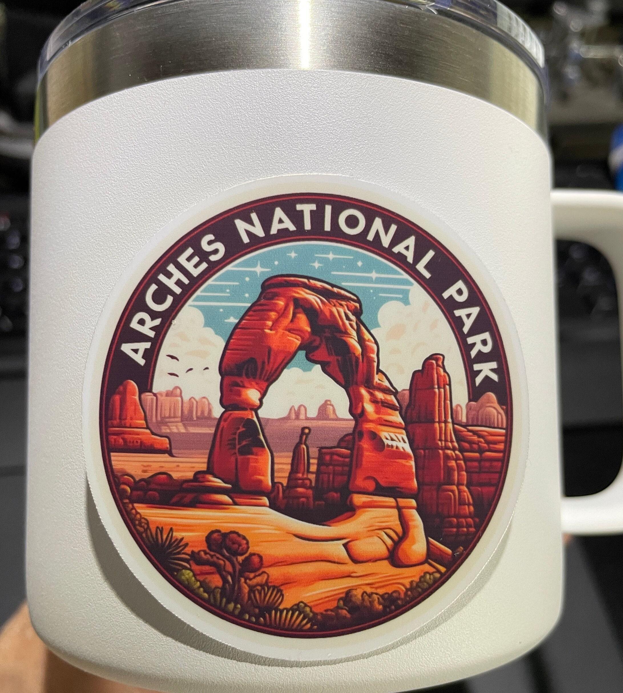 Arches, National Park, Stickers, Weatherproof Sticker, Travel Journal ...