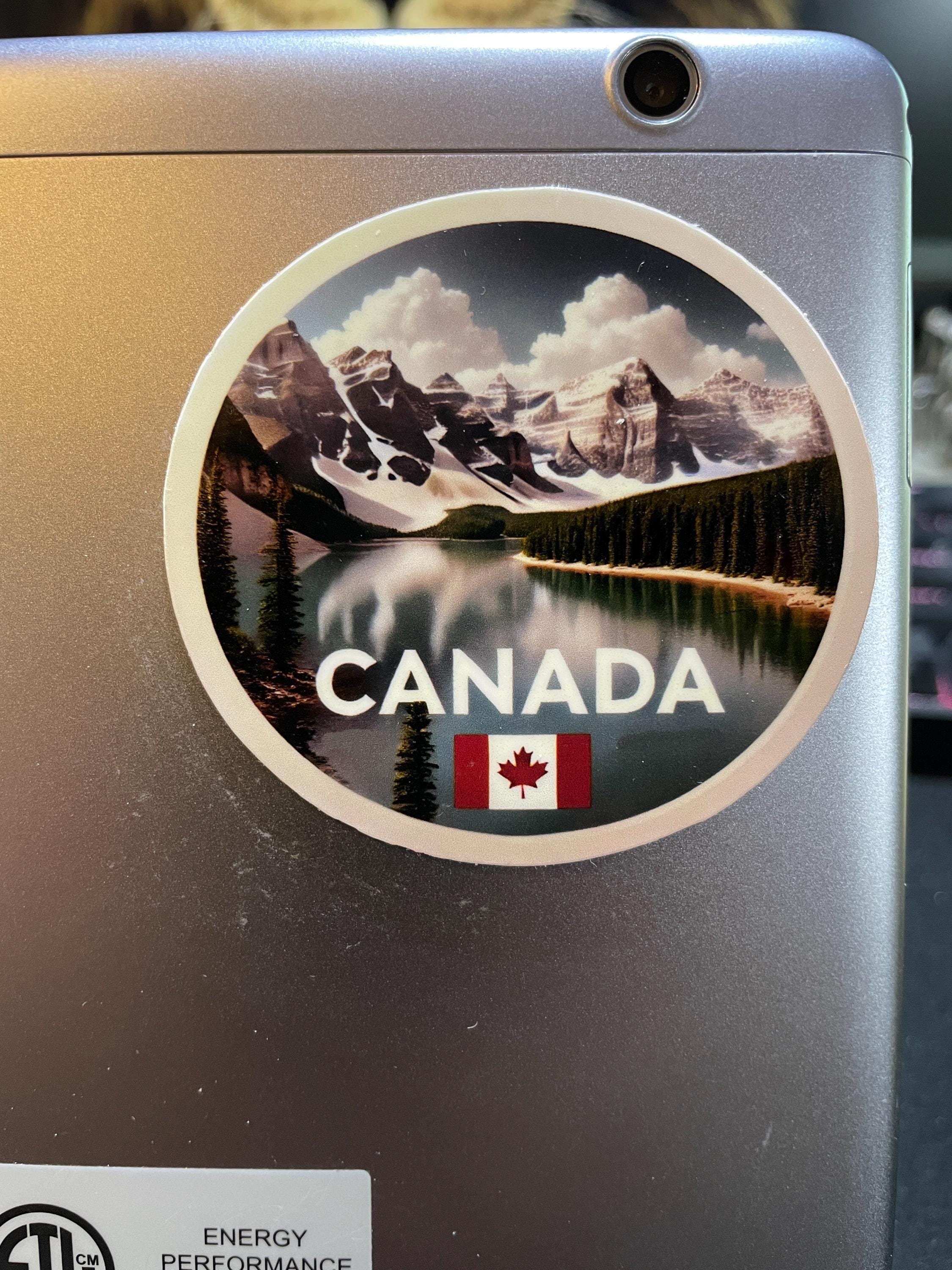 Canada, Stickers, Weatherproof Sticker, Travel Journal, Suitcase ...