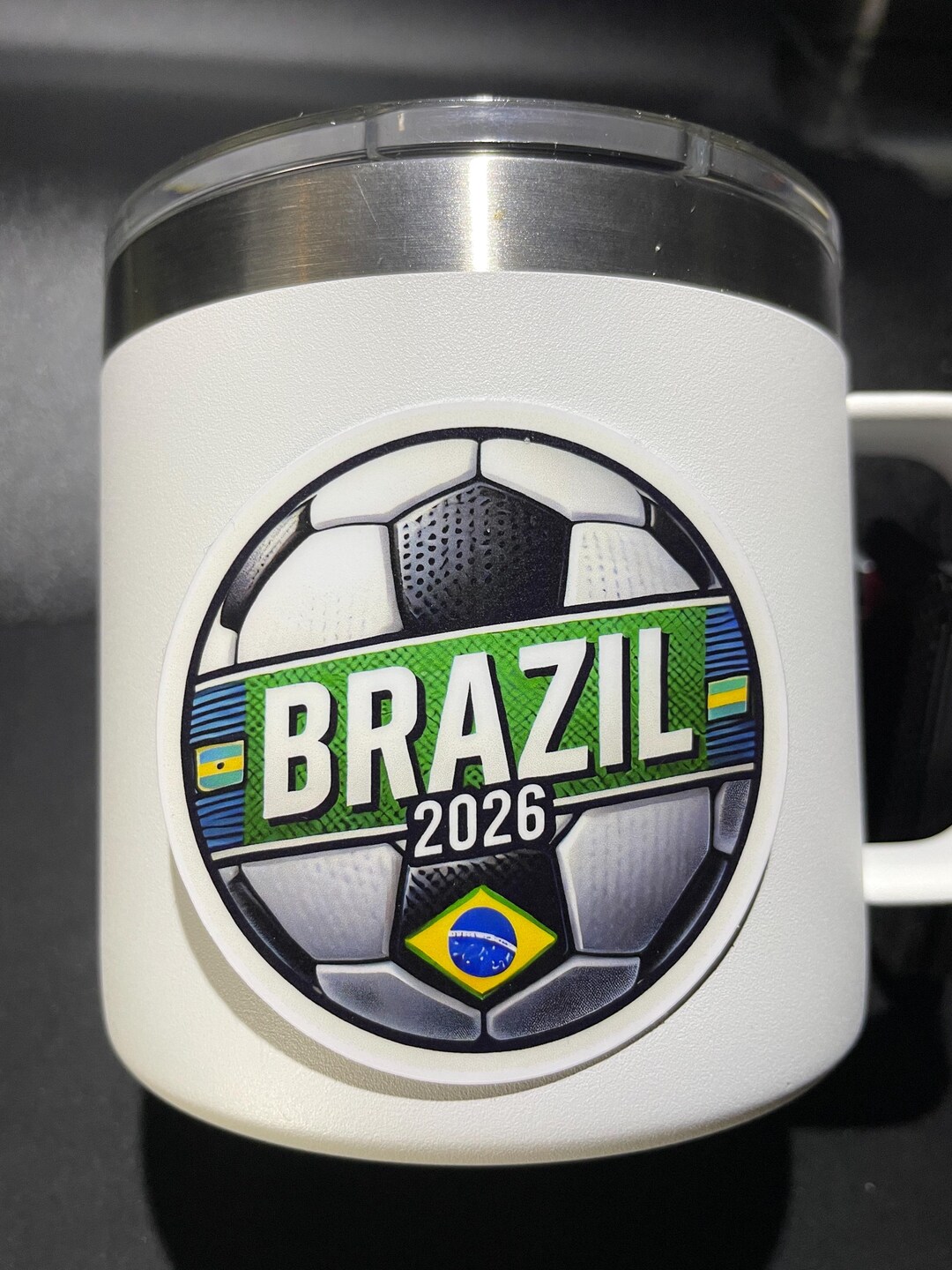 Brazil Soccer Ball Sticker 2026 • National Team Football Decal ...