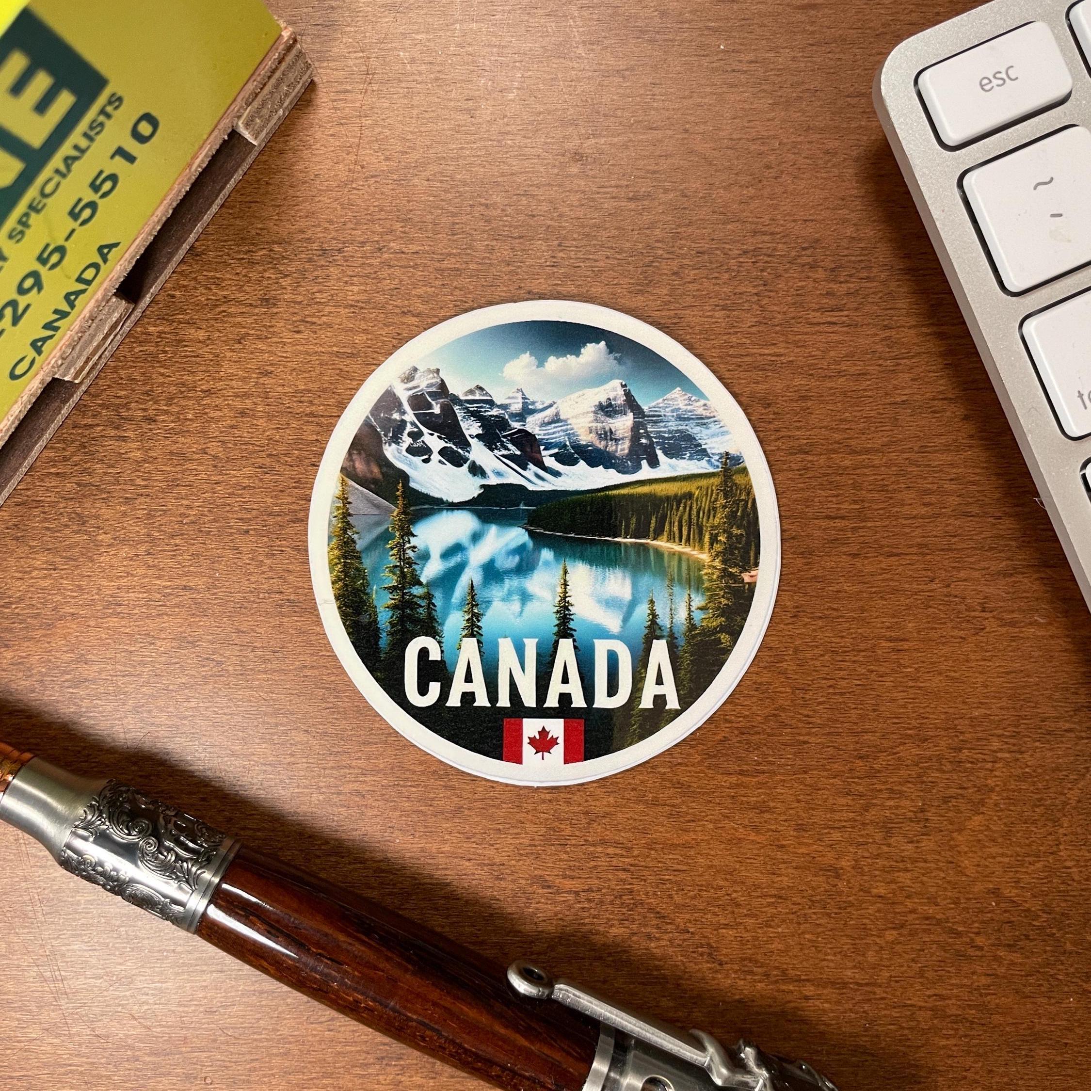 Canada, Stickers, Weatherproof Sticker, Travel Journal, Suitcase ...