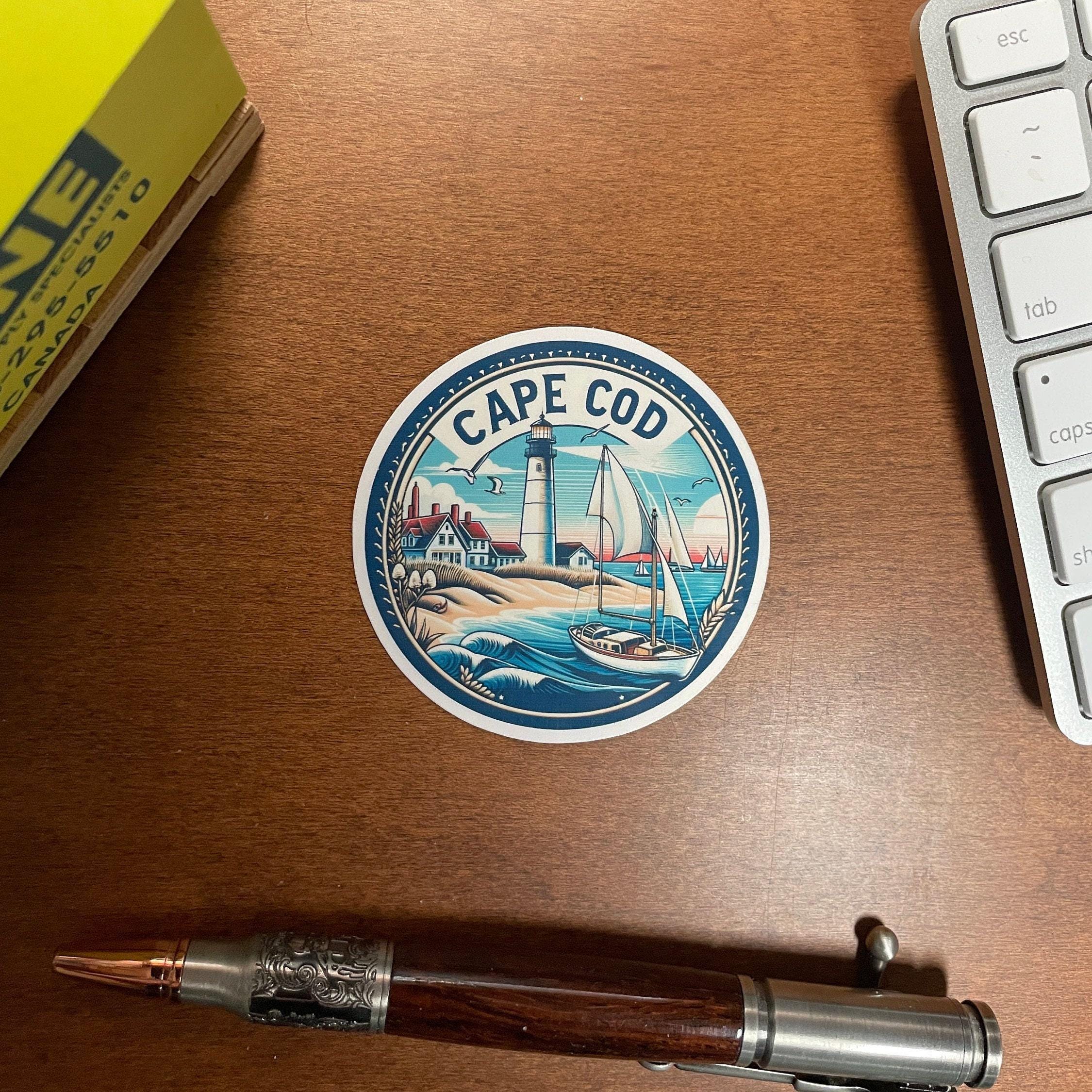Small Cape Code Sticker Cape Cod Travel Sticker, Weatherproof Vinyl Decal (1.5 Inch Mini) - Etsy
