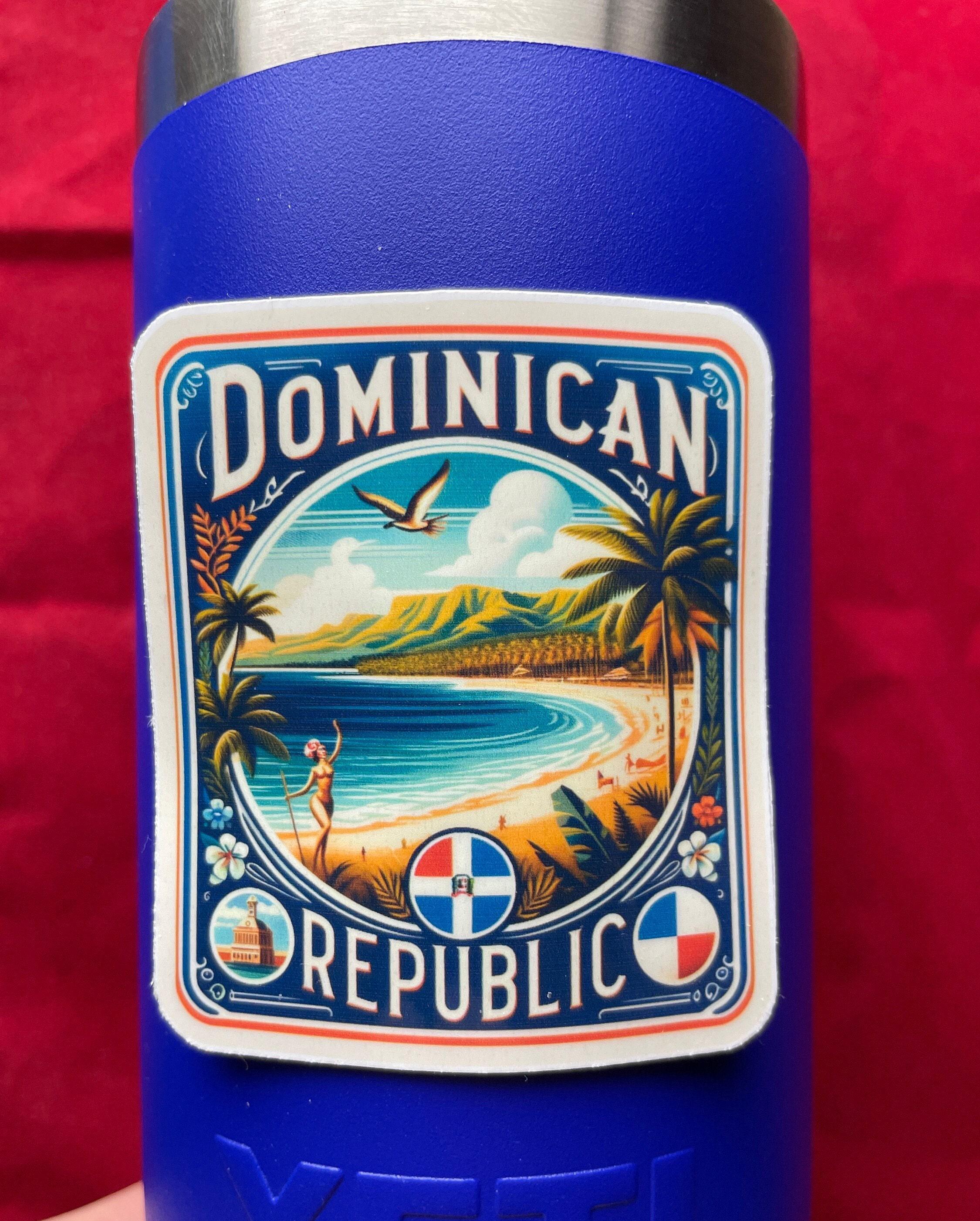 Dominican Instrument Sticker Dominican Republic Travel Sticker | Waterproof Vinyl Decal - Etsy