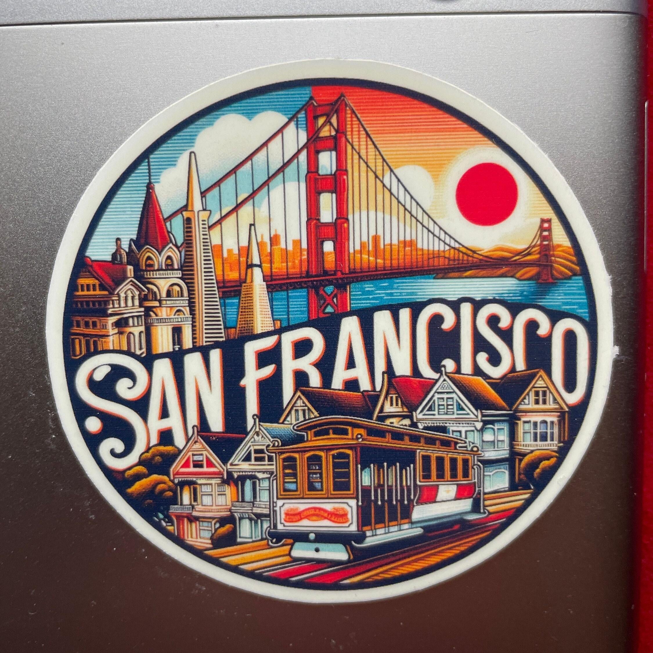 San Francisco | San Francisco Travel | Waterproof Sticker | Travel