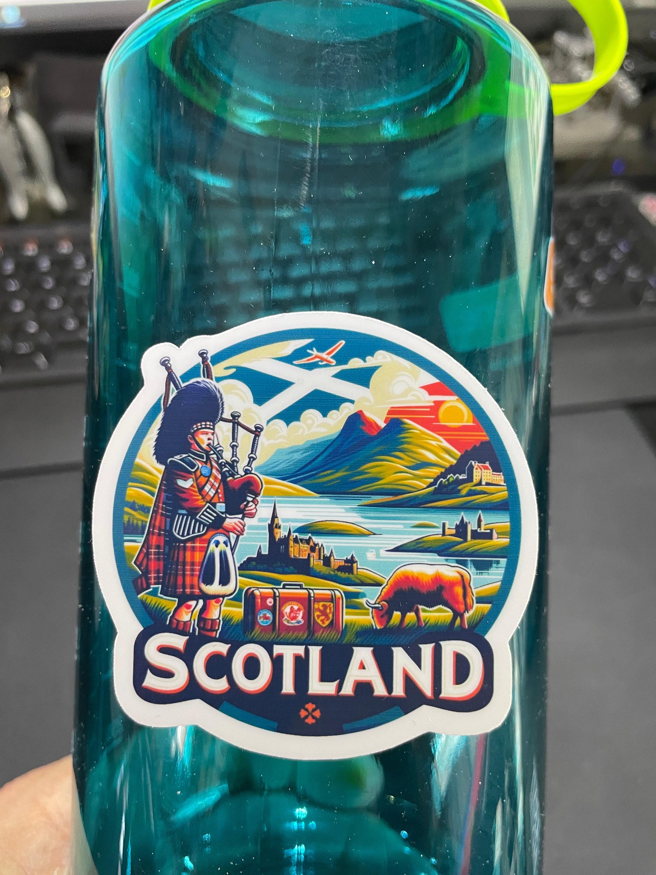 Scotland Sticker Poster Scotland, Stickers, Weatherproof Sticker, Travel Journal, Suitcase ...