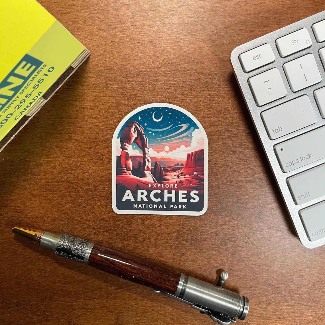 Arches, National Park, Stickers, Weatherproof Sticker, Travel Journal ...
