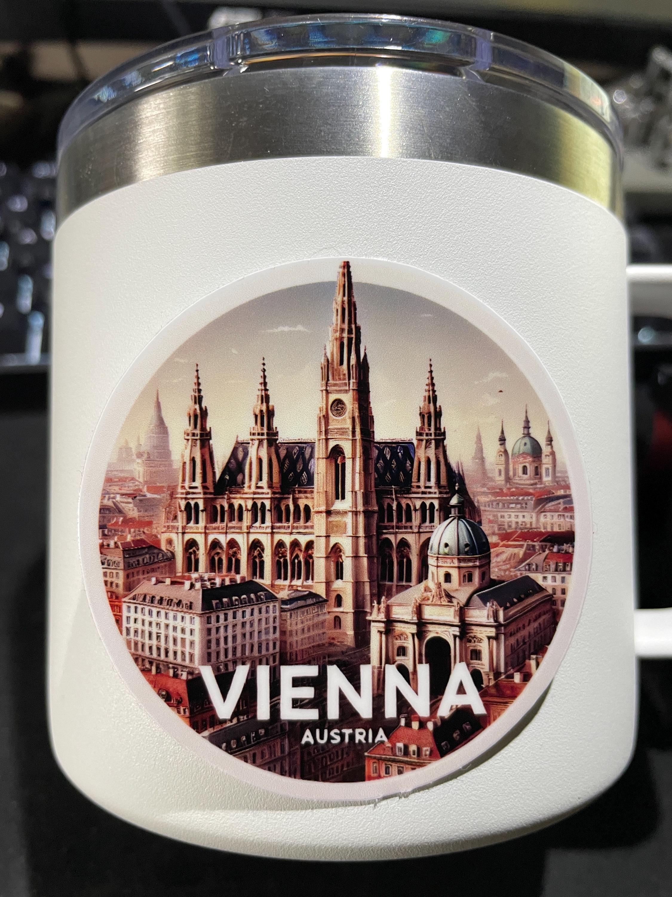 Windows Vienna Sticker Vienna, Austria, Stickers, Weatherproof Sticker, Travel Journal ...
