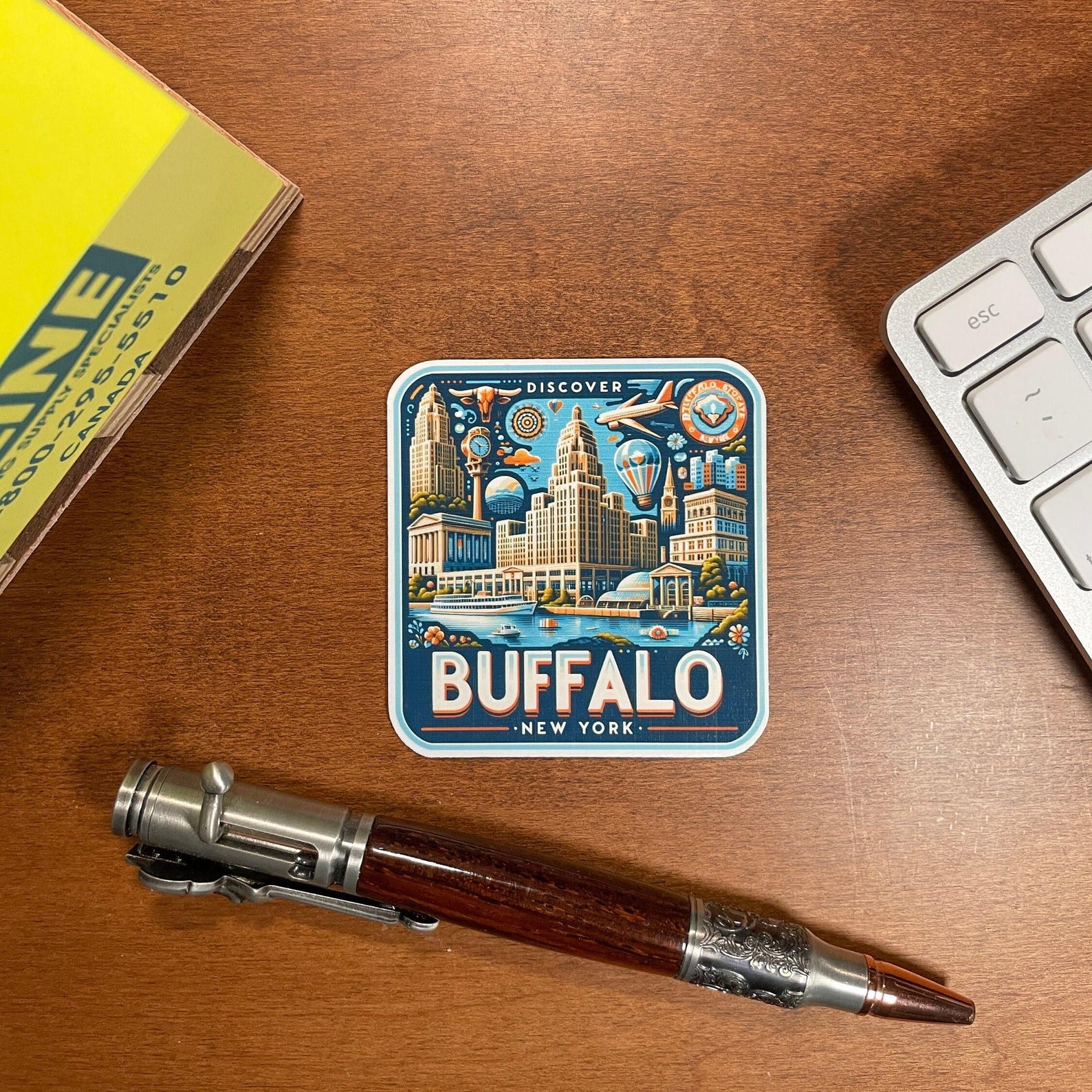 Buffalo, Stickers, Weatherproof Sticker, Travel Journal, Suitcase ...