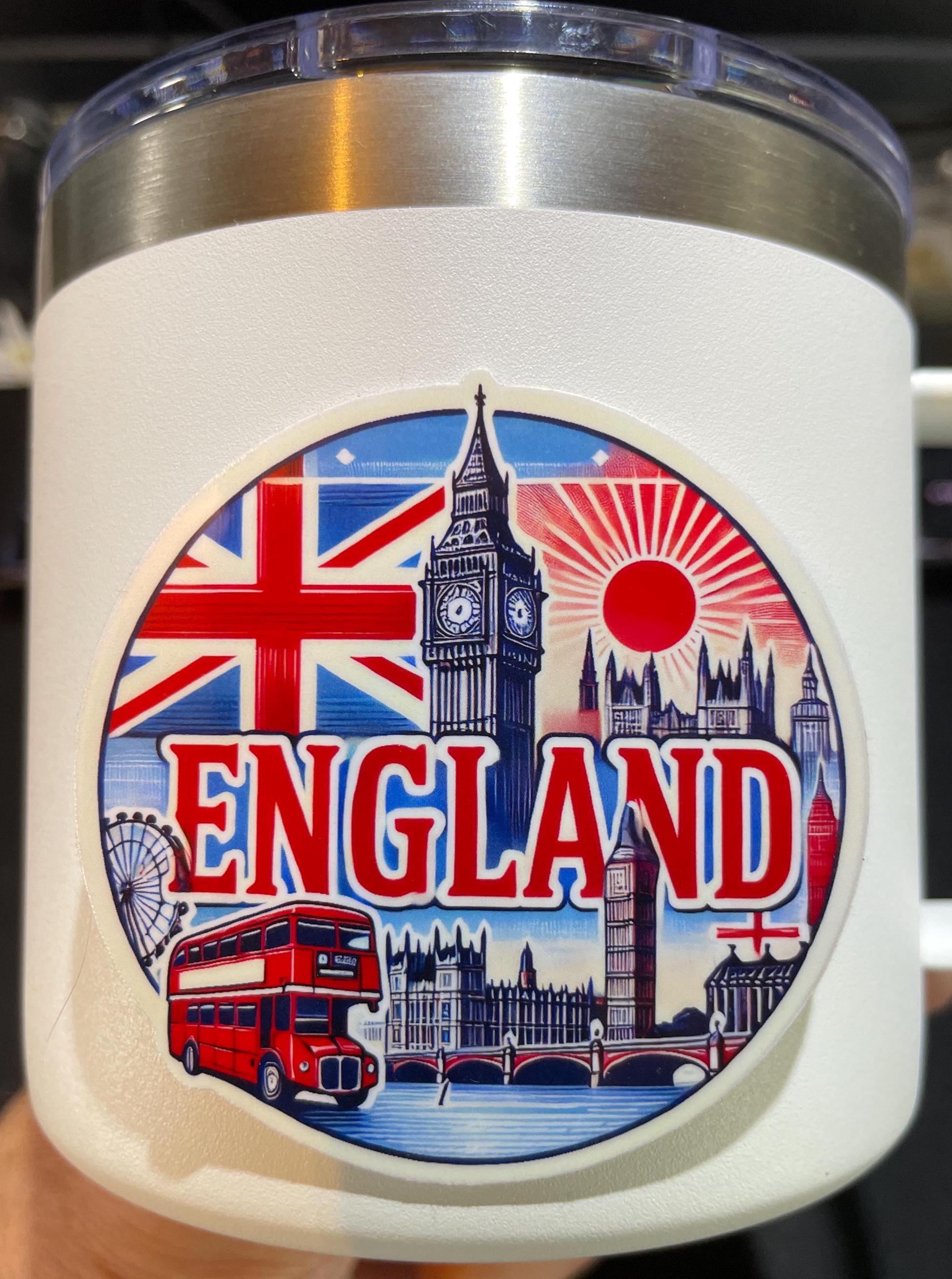 Stickers Englnd England, Stickers, Weatherproof Sticker, Travel Journal, Suitcase ...