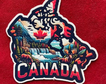 Canada Travel Sticker | Waterproof Vinyl Decal
