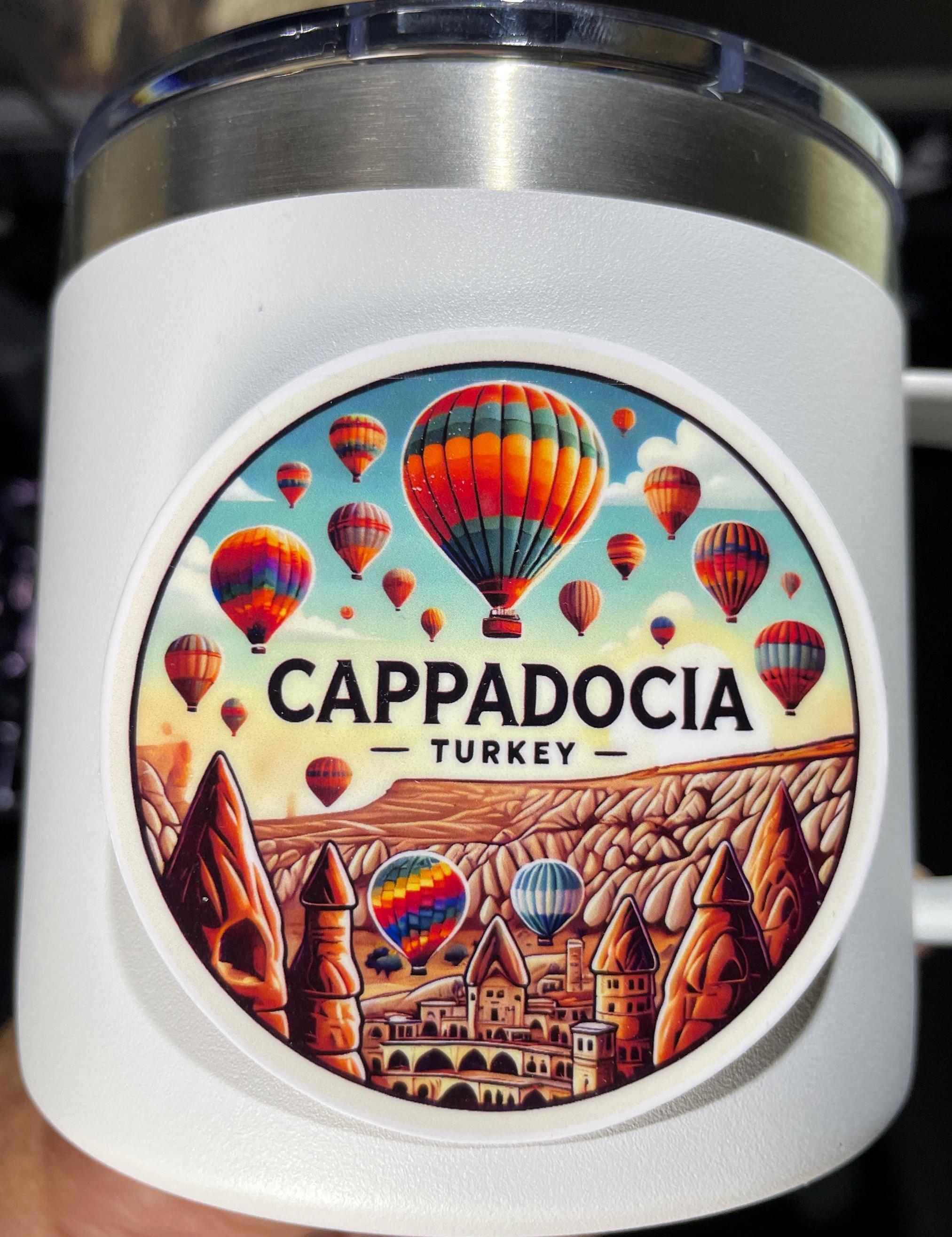 Turkey Exopy Sticker Cappadocia,turkey, Stickers, Weatherproof Sticker, Travel Journal ...