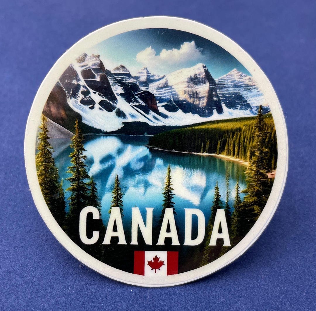 Canada, Stickers, Weatherproof Sticker, Travel Journal, Suitcase ...