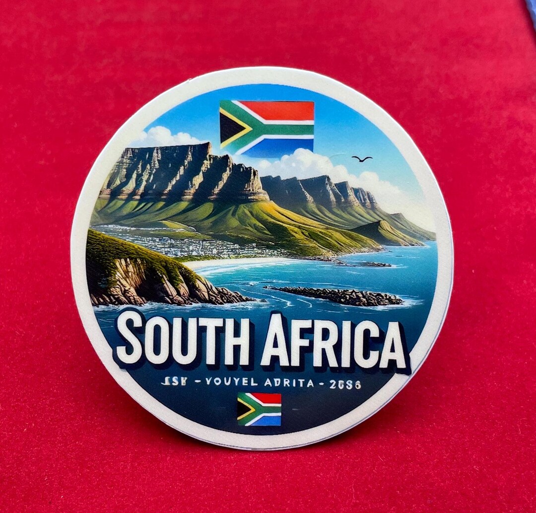 South Africa, Stickers, Weatherproof Sticker, Travel Journal, Suitcase ...