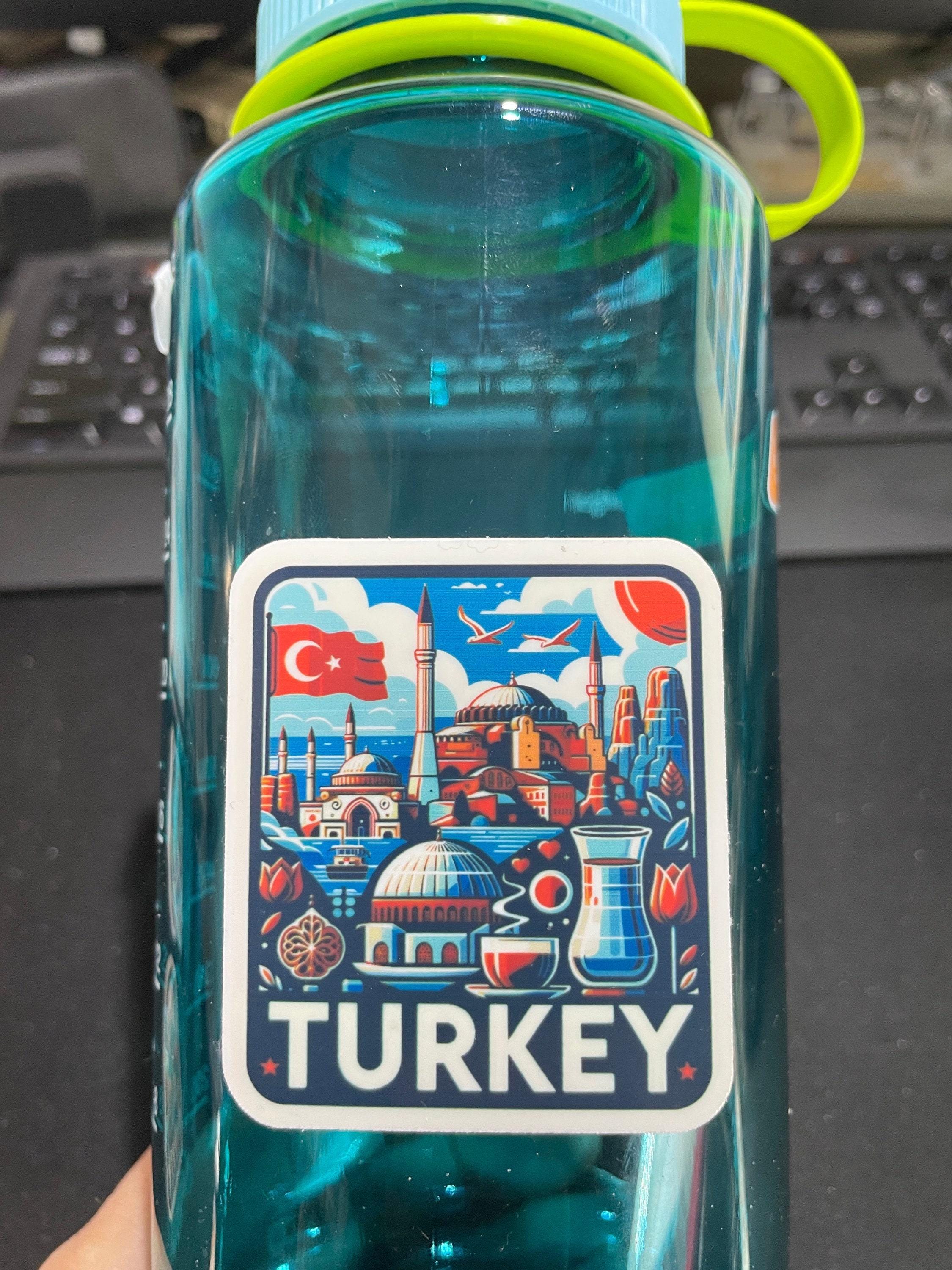 Turkey Exopy Sticker Turkey Travel Sticker, Waterproof Vinyl Decal, Hagia Sophia Art - Etsy