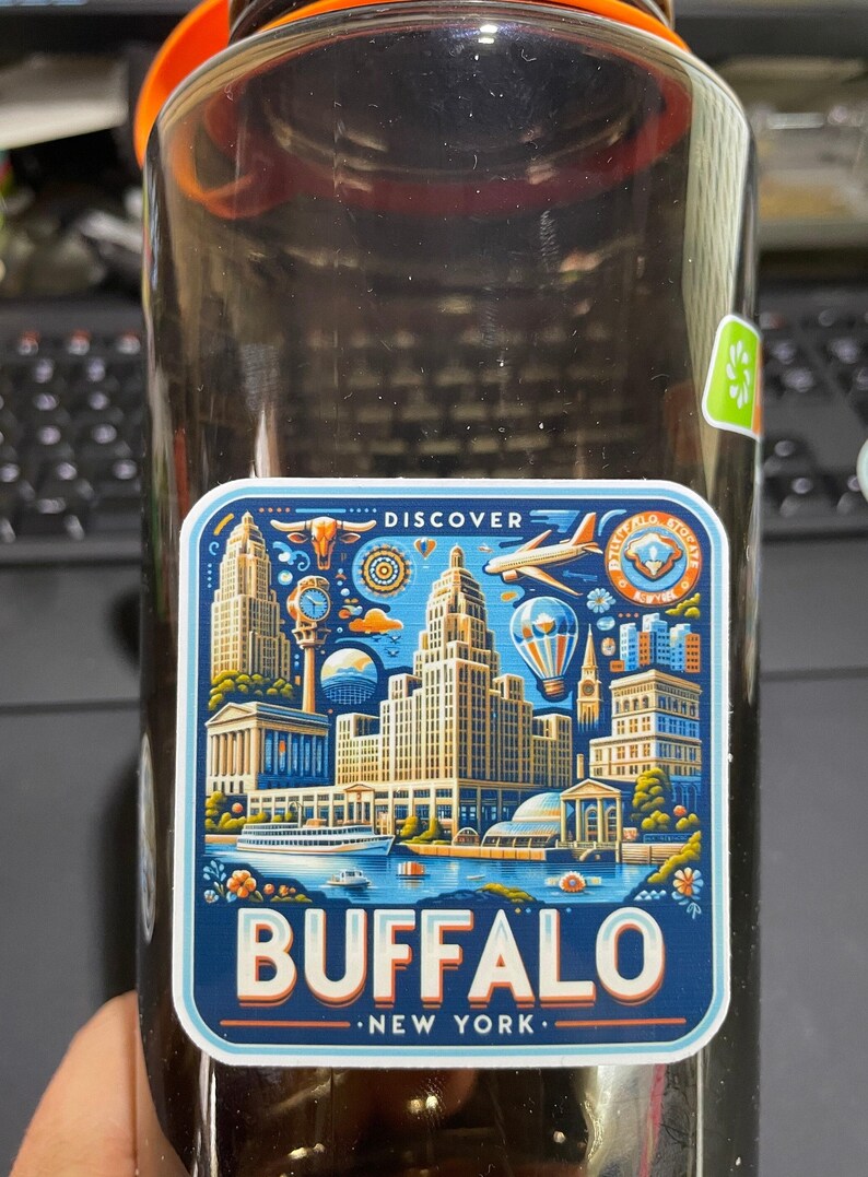 Buffalo, Stickers, Weatherproof Sticker, Travel Journal, Suitcase ...