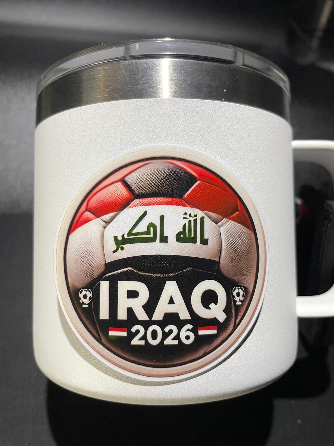 Iraq Soccer Ball Sticker 2026 • National Team Football Decal ...