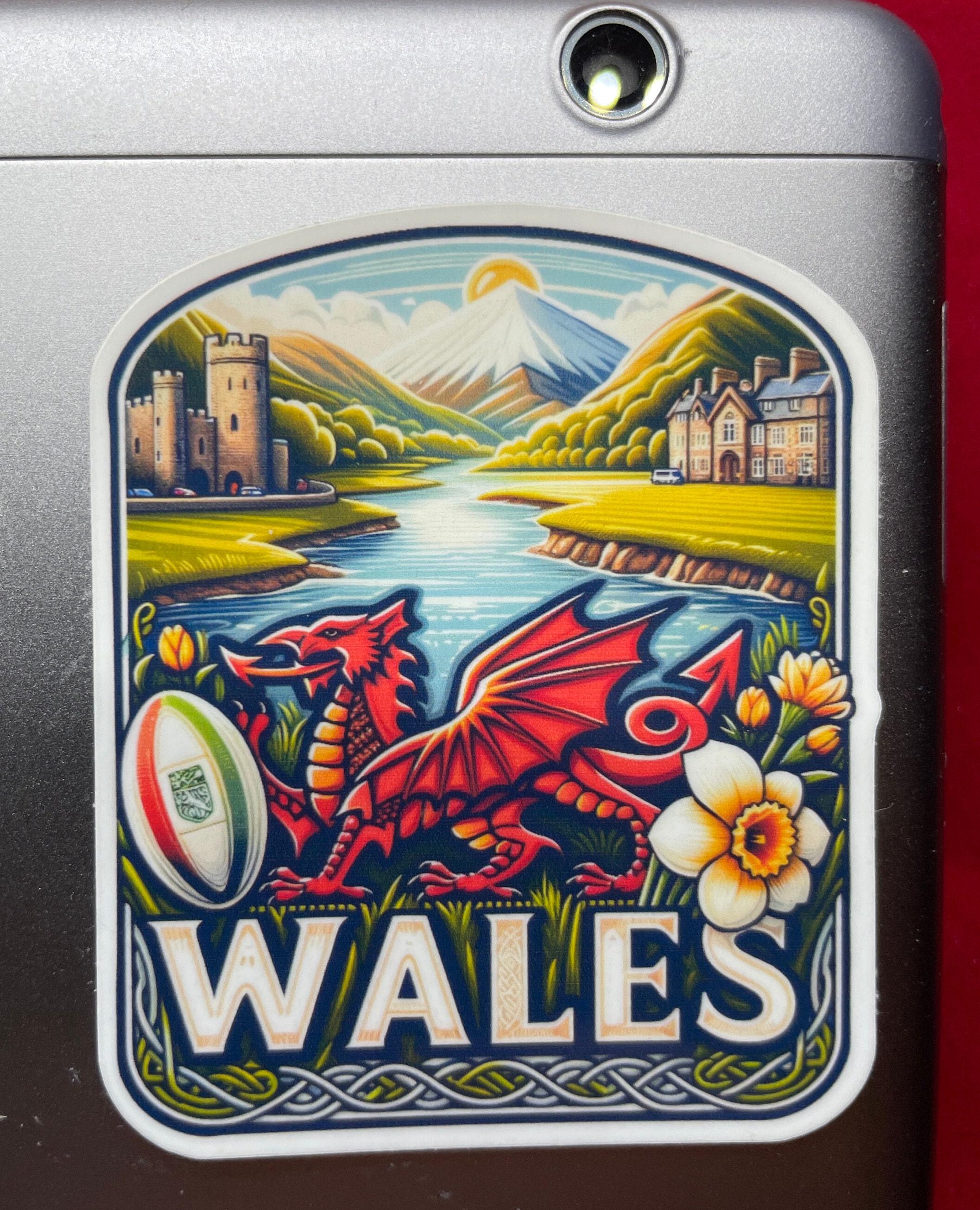 Wales | Wales Travel | Travel Decal | Waterproof Sticker | Suitcase ...
