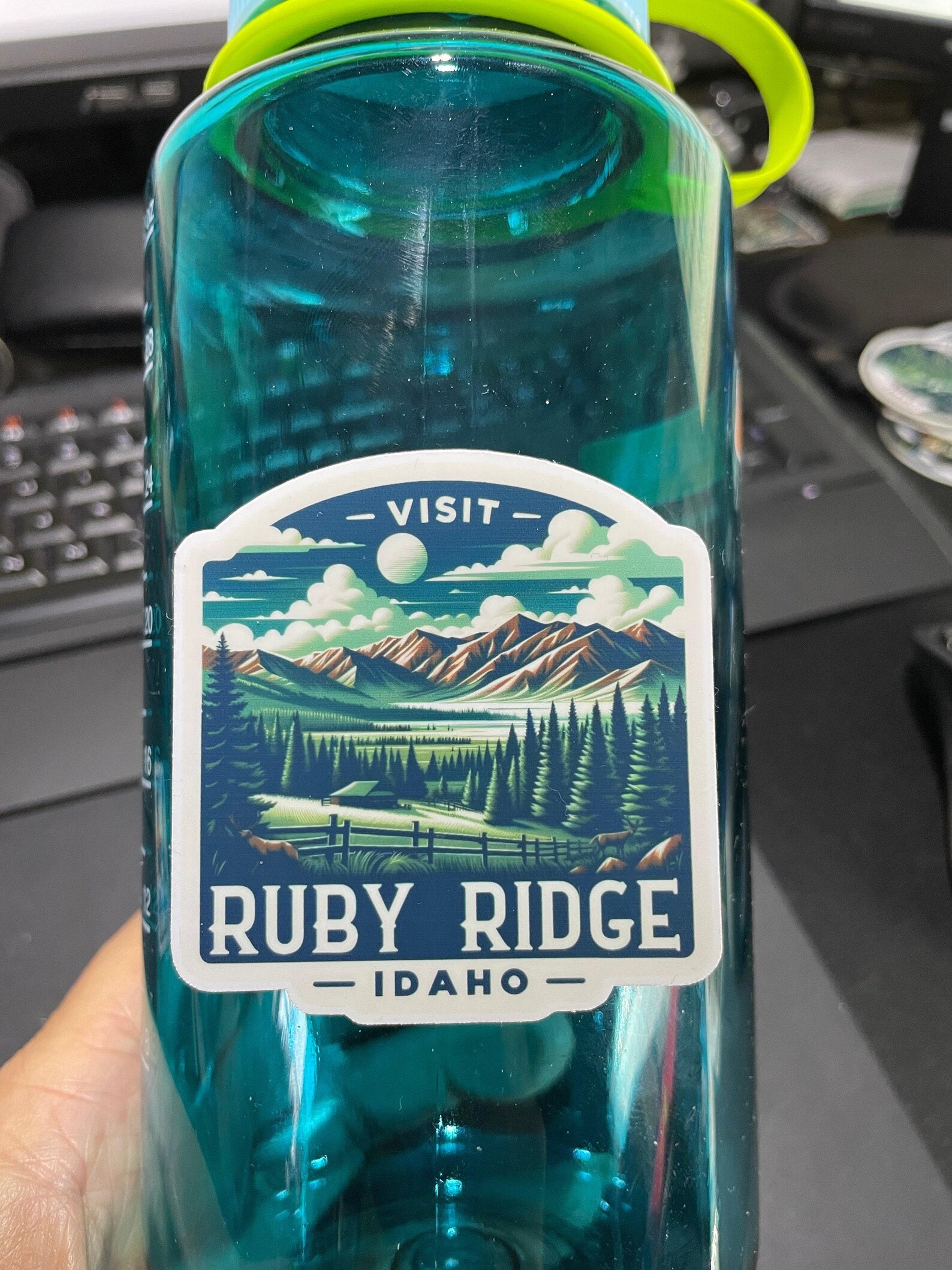 Ruby Ridge, Idaho, Stickers, Weatherproof Sticker, Travel Journal ...