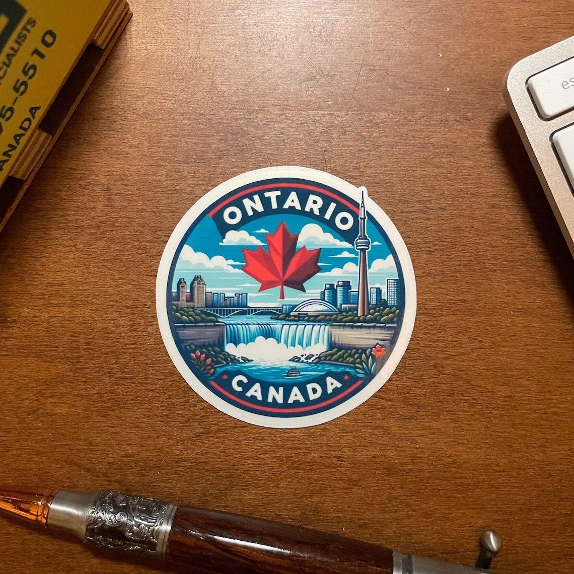 Ontario, Canada, Stickers, Weatherproof Sticker, Travel Journal ...