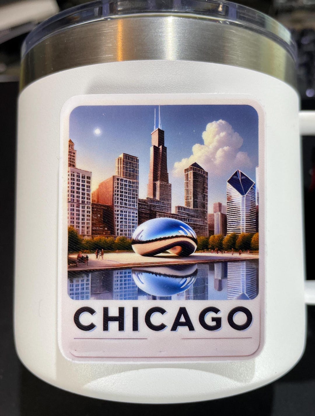 Chicago, Stickers, Weatherproof Sticker, Travel Journal, Suitcase ...