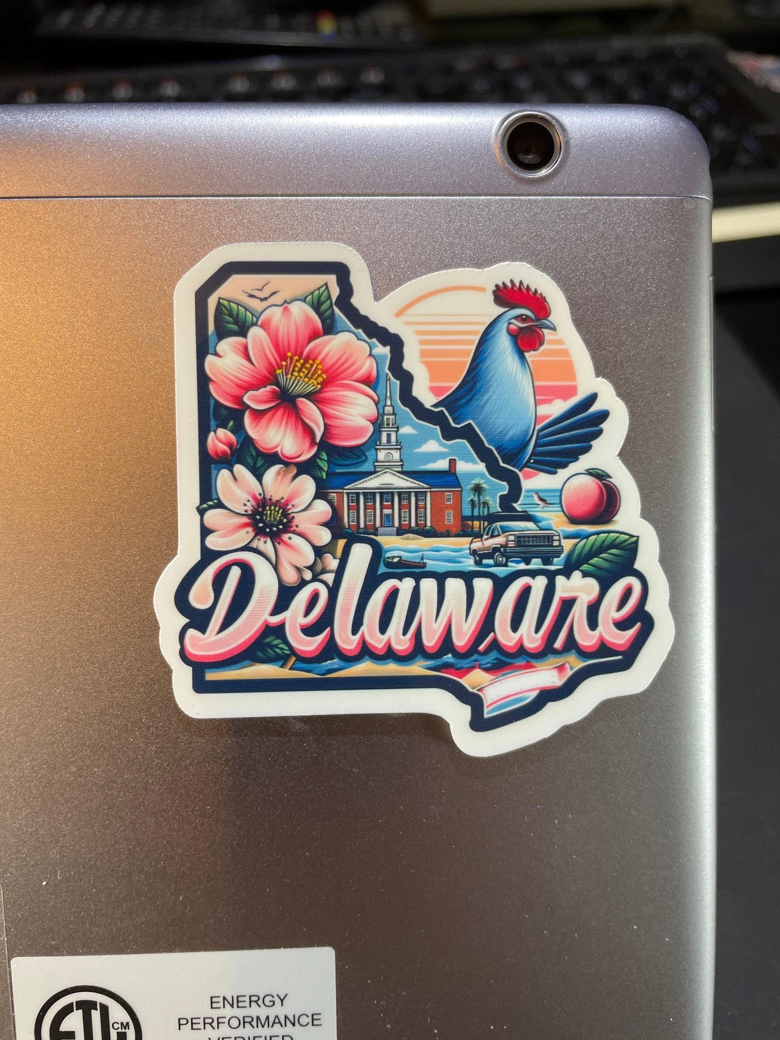 Delaware, Stickers, Weatherproof Sticker, Travel Journal, Suitcase ...