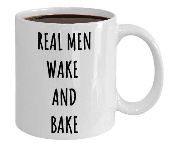 Wake and Bake Coffee Mug for Men/wake and Bake Mug/baking - Etsy