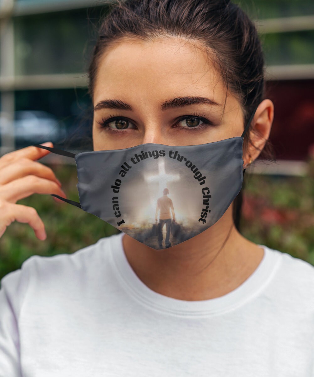 I can do all things through christ face mask/philippians 4 ...