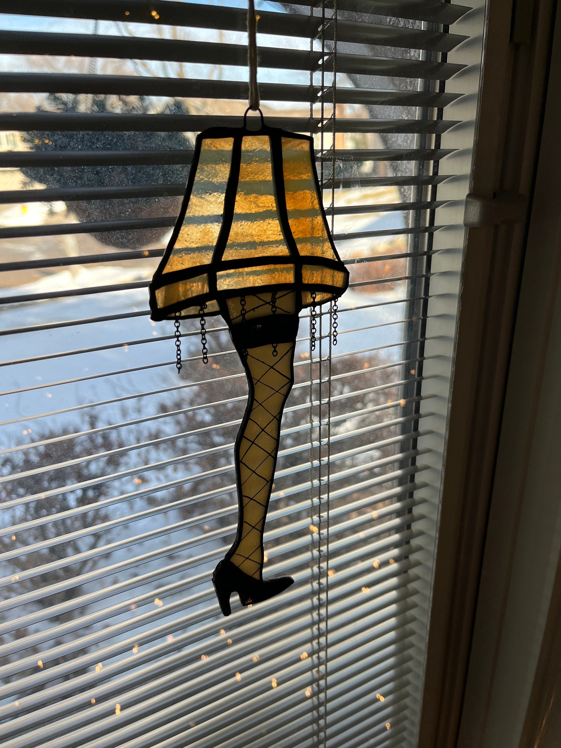Christmas story leg lamp glass deals