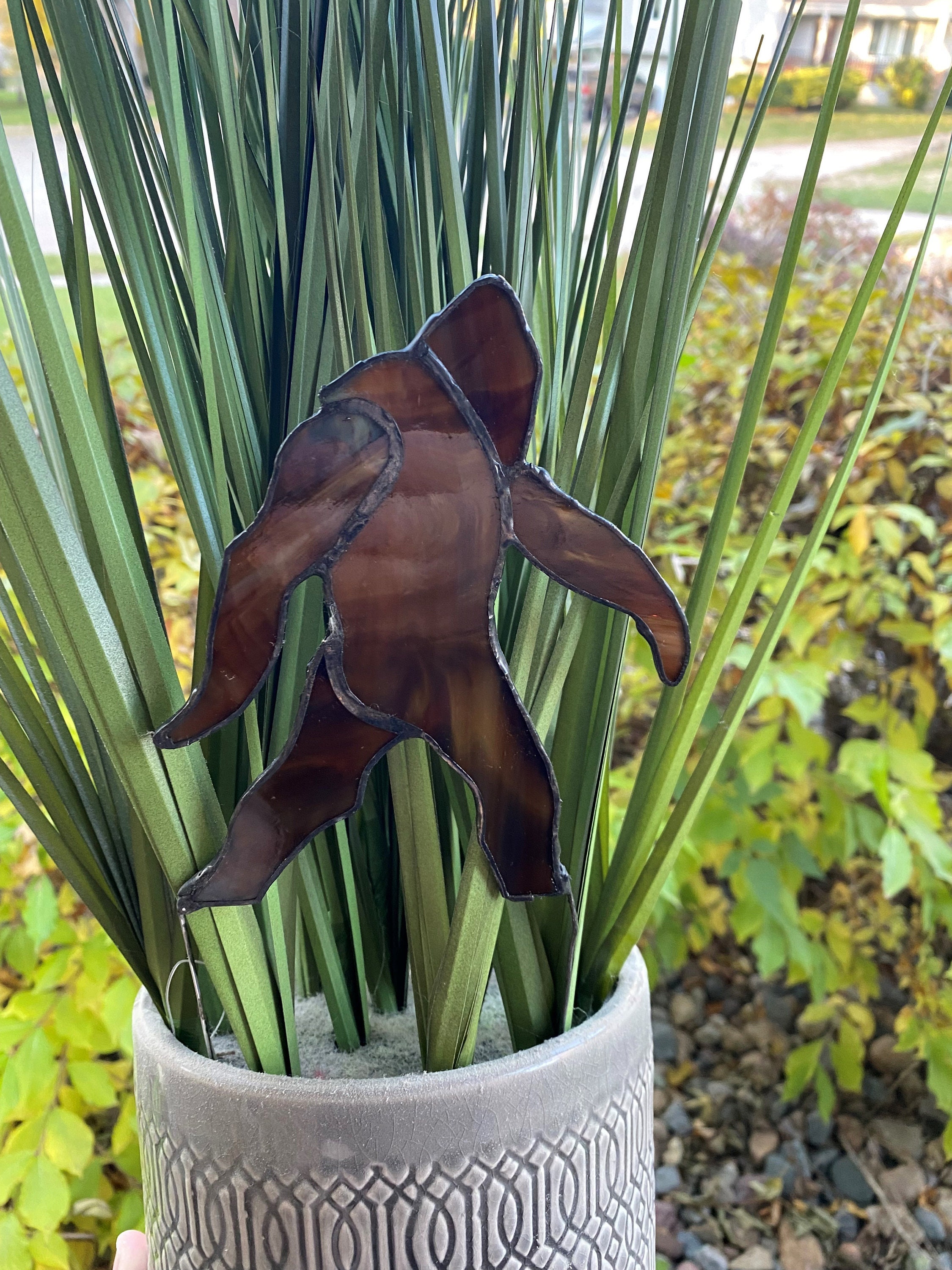 Bigfoot / Yeti / Sasquatch Plant Stained Glass - Etsy