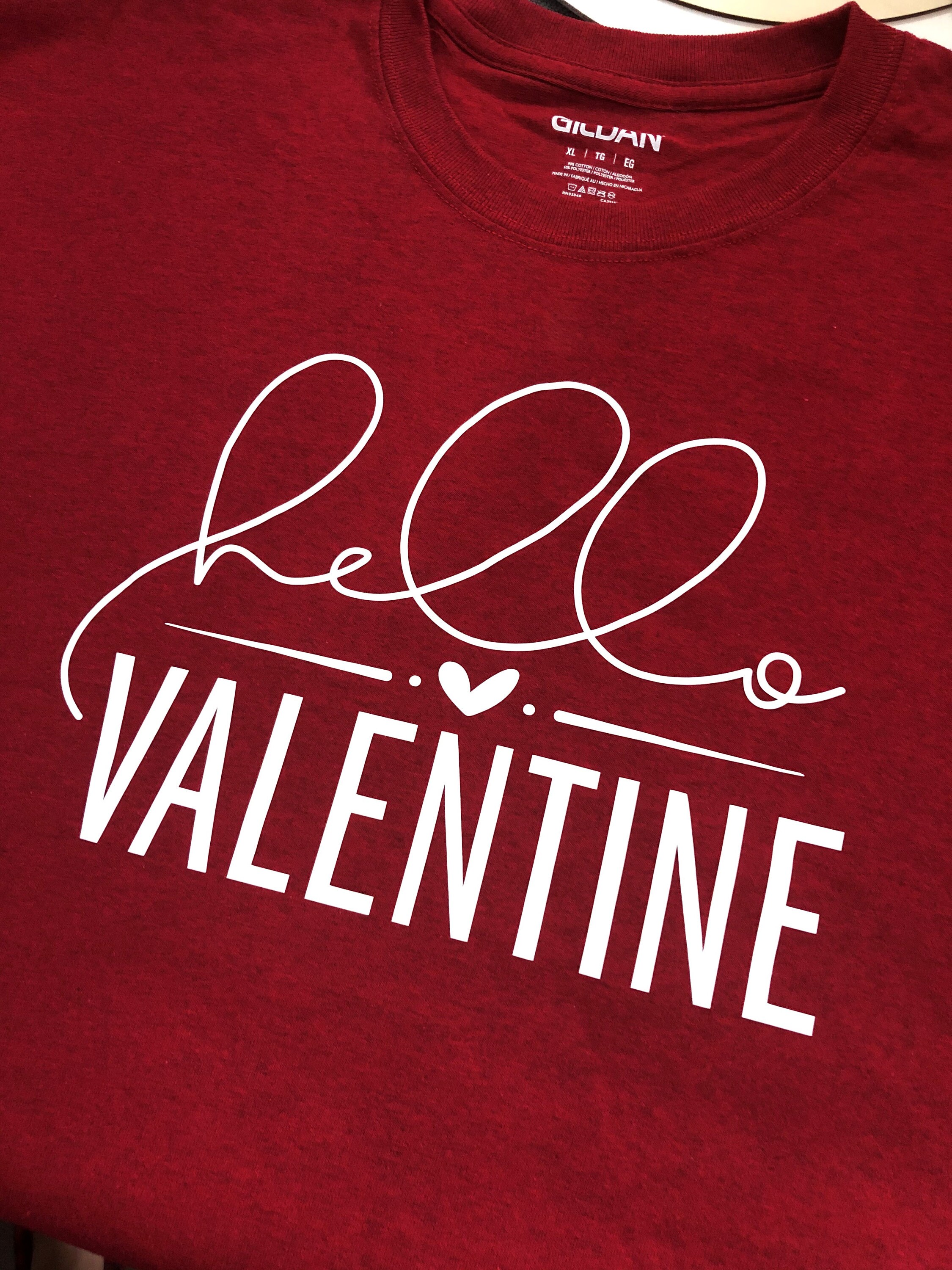 Hello Valentine Svg Valentines Shirt Svg Valentine Tshirt | Etsy UK