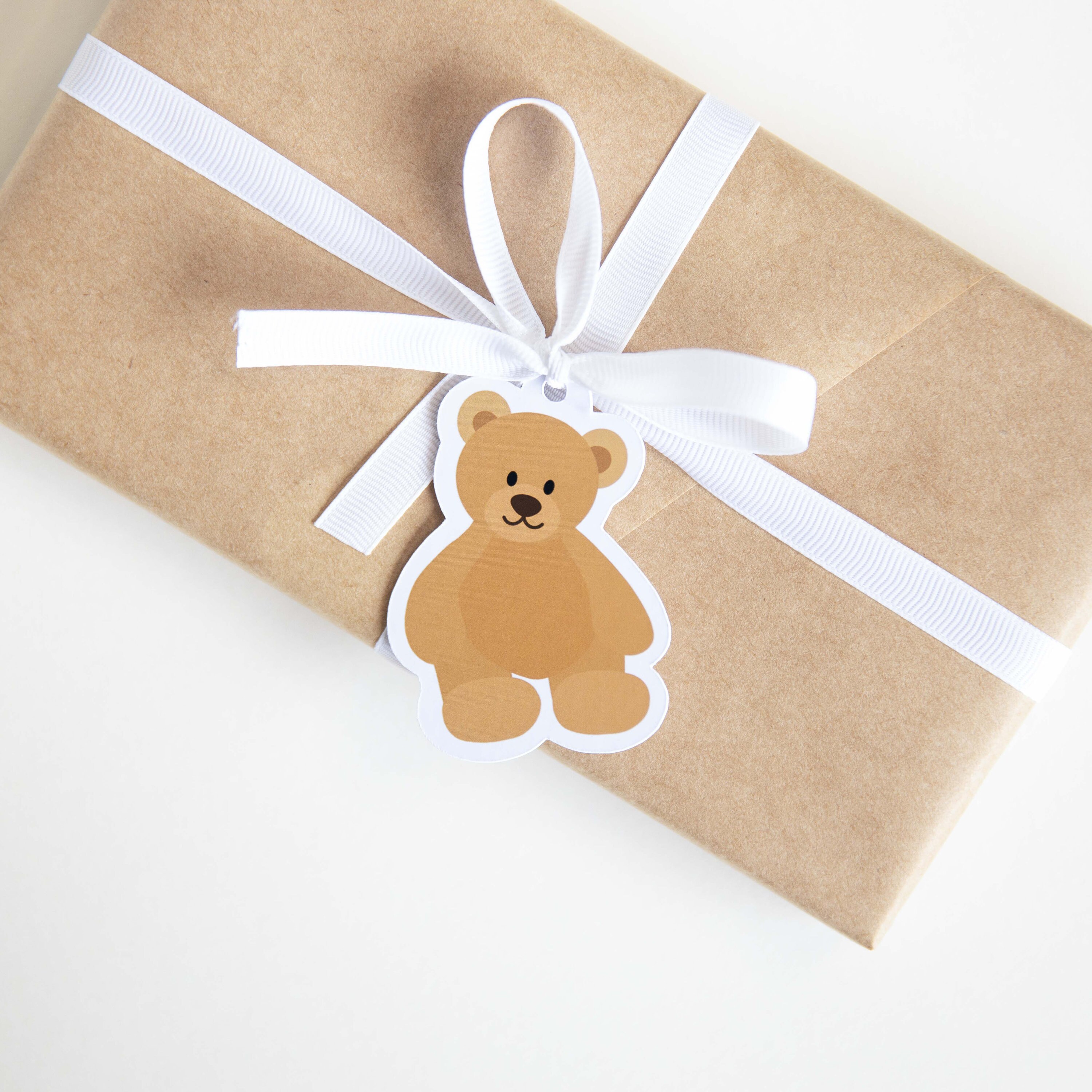 Teddy Bear Gift Tags Baby Shower Gift Tag Set Teddy Hang Etsy Australia