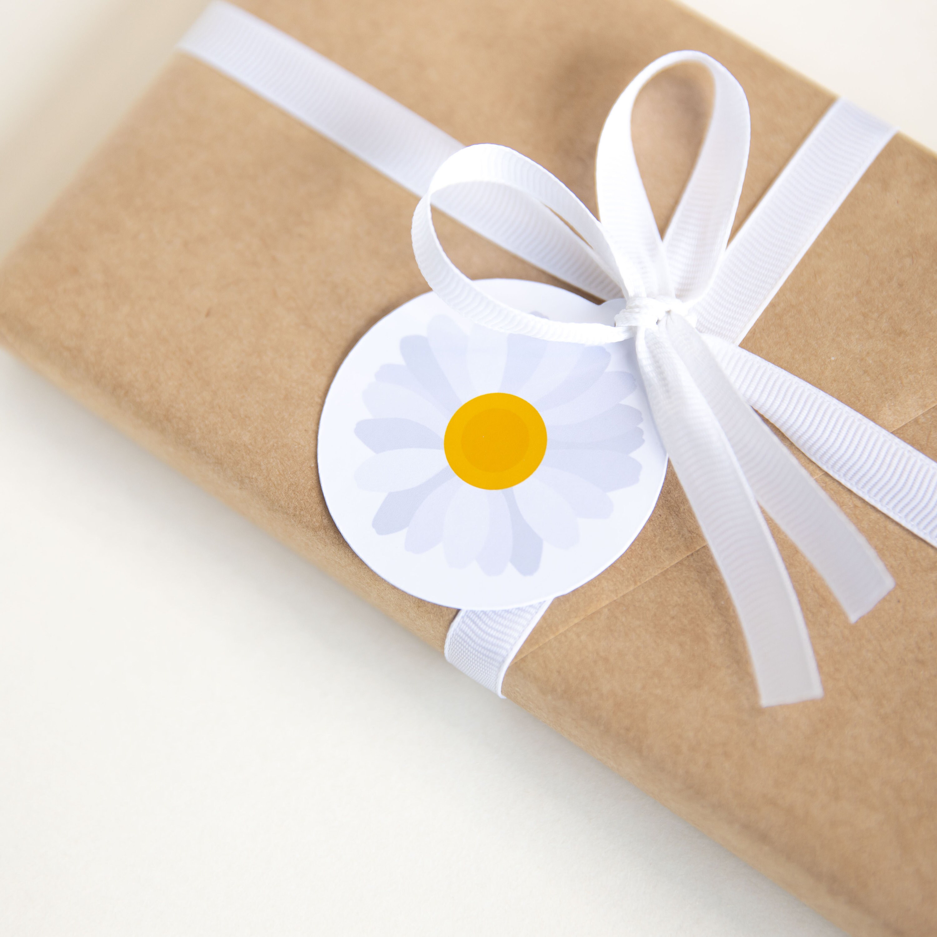 Daisy Gift Tags Flower Gift Tag Set Birthday Party Favour Etsy