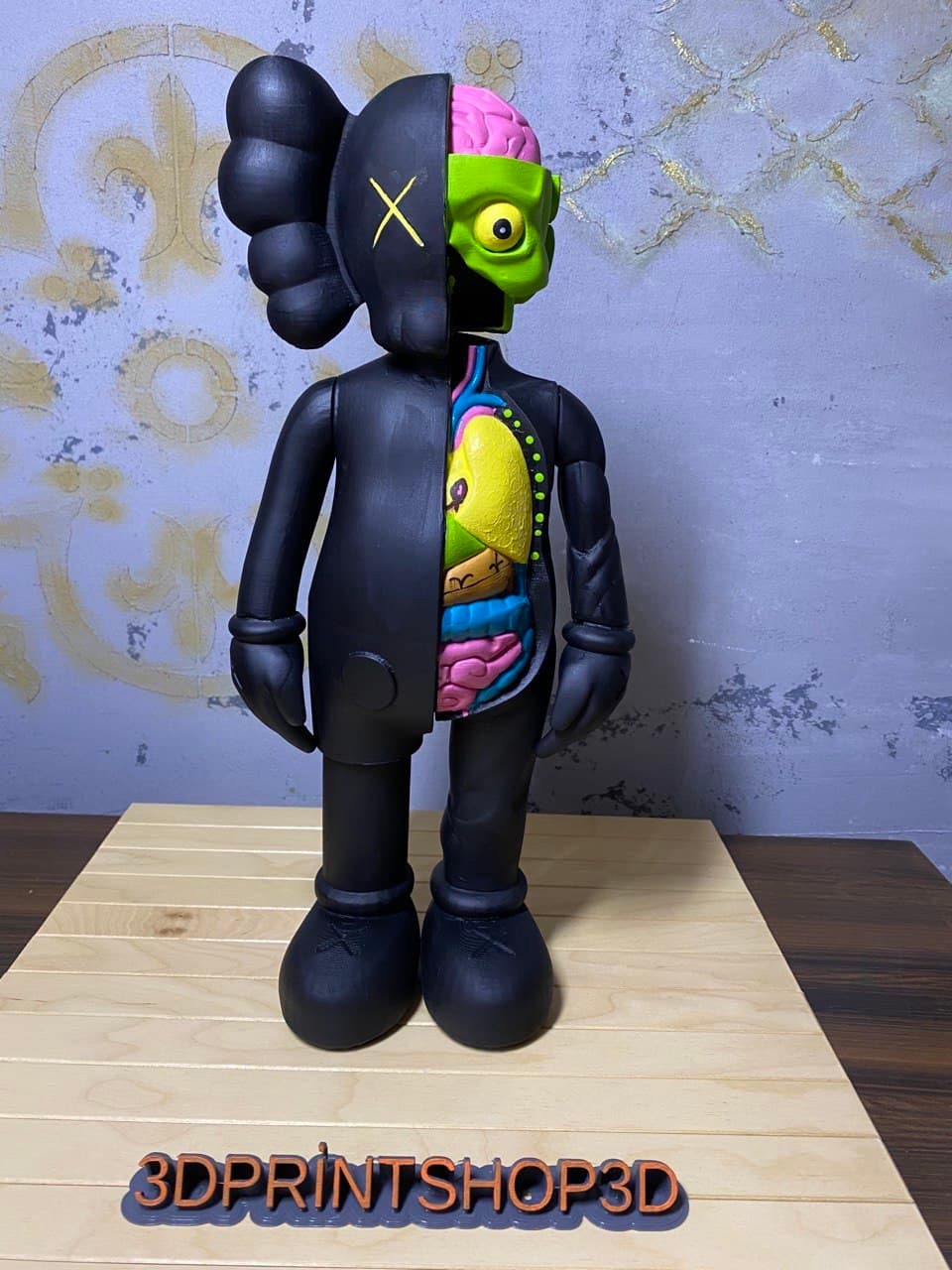 Kaws Figure Kaws Statue Kaws Flayed Art Pop Art 3d Etsy