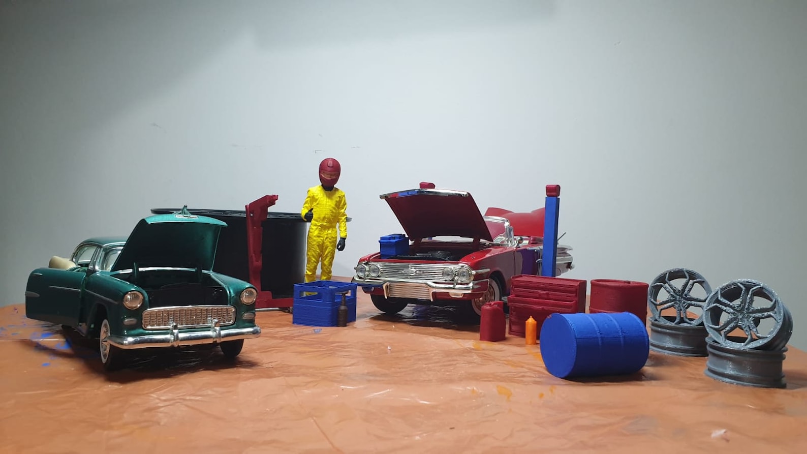 Diecast Model Diecast Diorama 1/18 Scale Diorama Scale Etsy