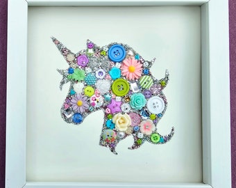 Unicorn (Button Art)
