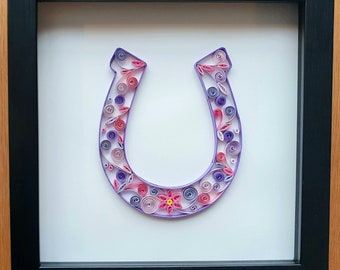 Quilled Paper Horse Shoe
