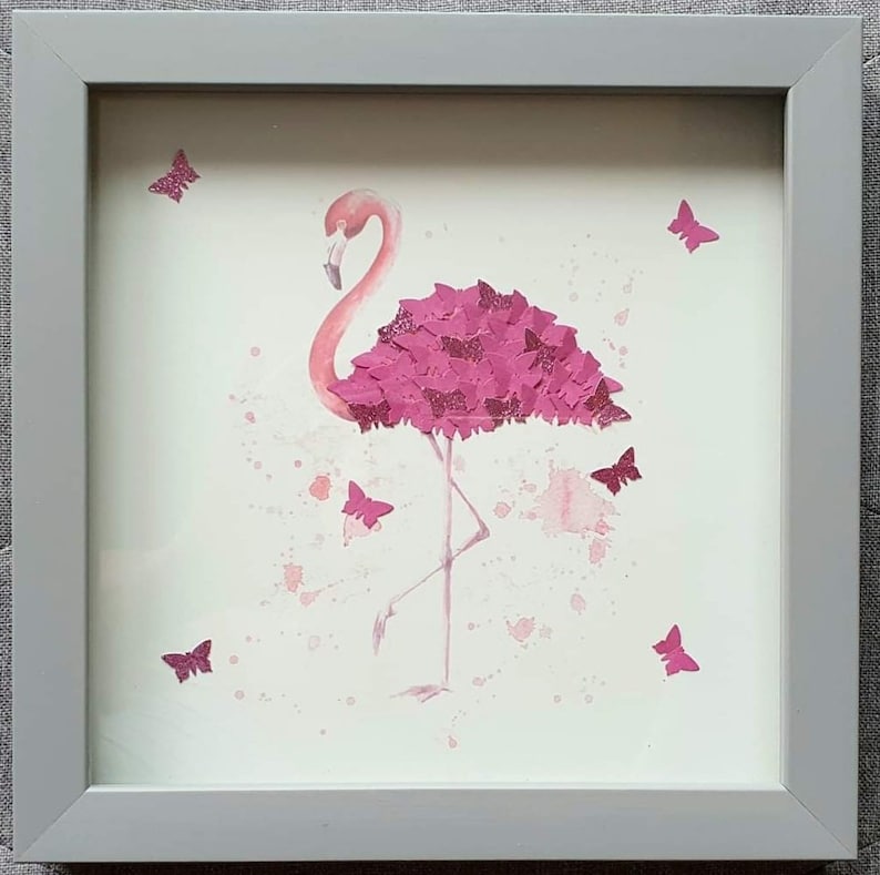 Flamingo (Butterfly Art) image 1