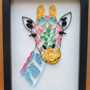 Quilled Giraffe