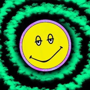 Dazed and confused sticker | dazed and confused smiley sticker | trippy stickers | Waterproof vinyl decal decor phones laptops tumbler cups