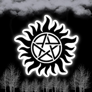 Supernatural Sticker - Gas 'n Sip — skelleycat  self-care through aroma,  ritual, and divination