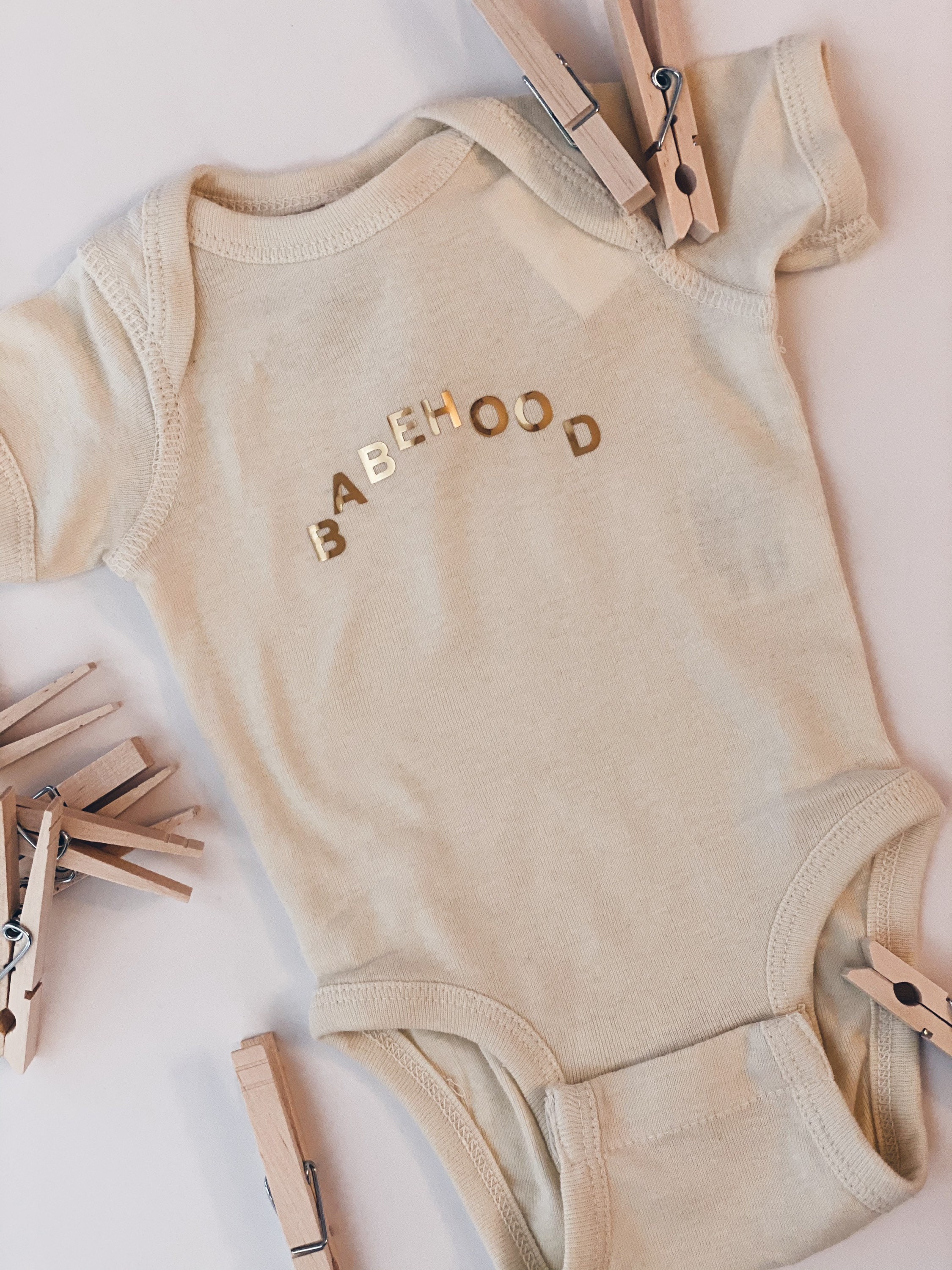 Babehood Neutral/Beige/Cream Infant Onesie Unisex Onesie Etsy
