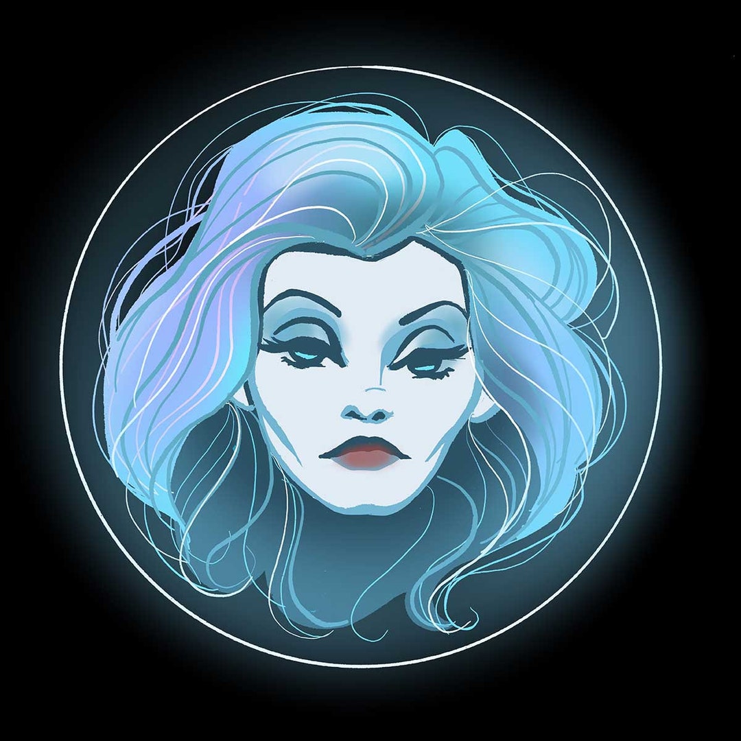 Madame L. - Haunted Mansion Changing Portrait Lenticular - Etsy