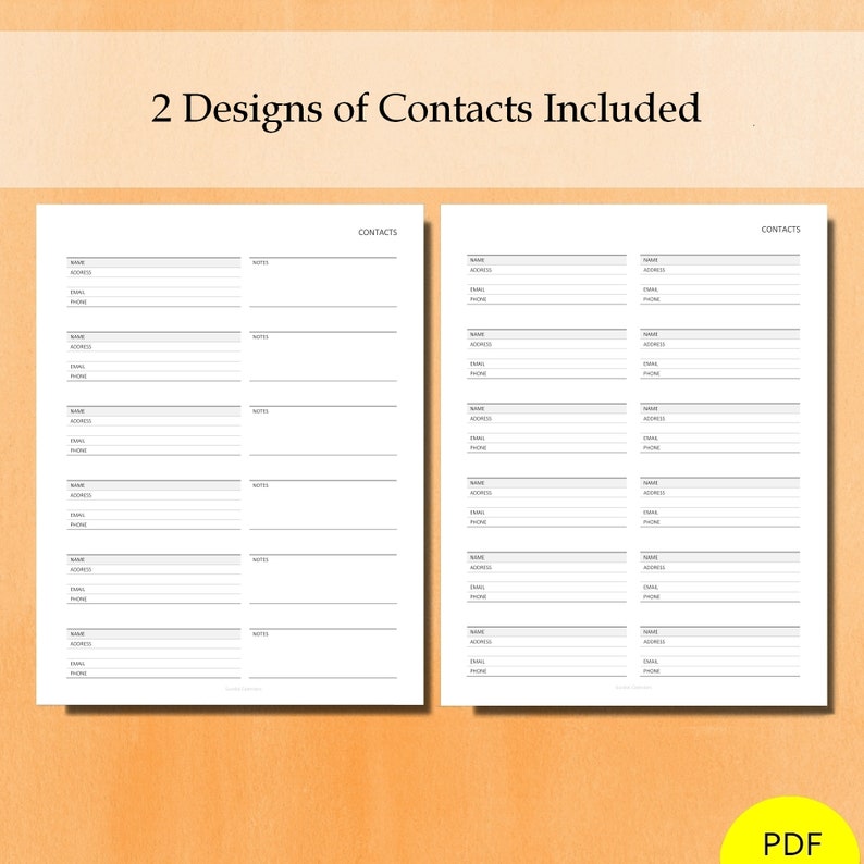 2024 Monthly Calendar Planner. PDF Agenda Printable. Inlcudes Etsy