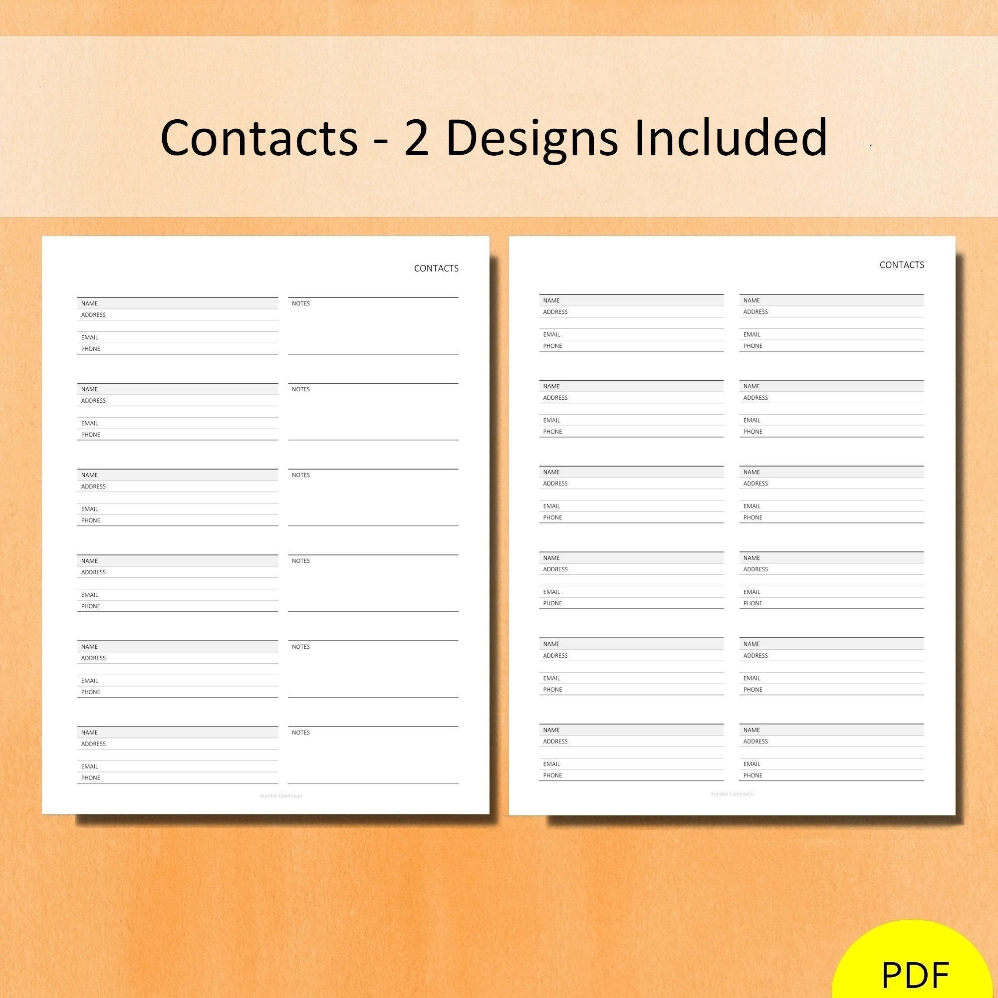 2025 Agenda Printable Planner Calendar Bundle. Weekly View, Yearly